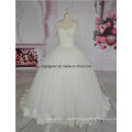 Short Sleeve Lace New Design Wedding Dress Ball Gown